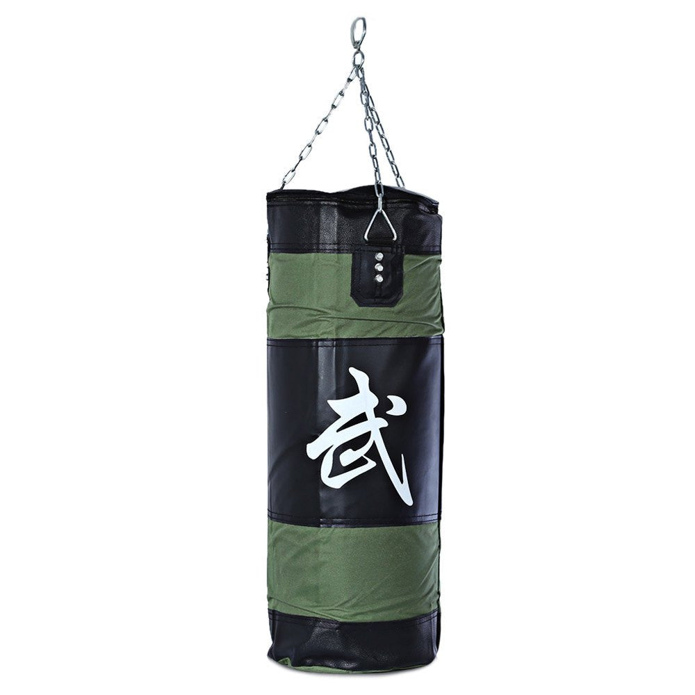 High Quality 100cm Boxing Sandbags Striking Drop Hollow Empty Sand Bag with Chain Martial Art Training Punch Target-Dollar Bargains Online Shopping Australia