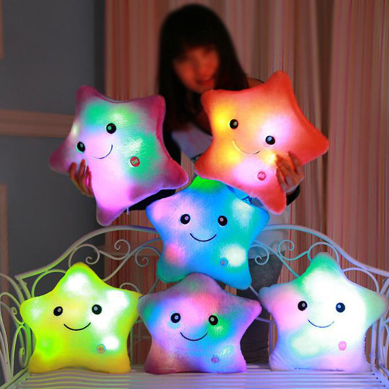 Luminous pillow Christmas Toys, Led Light Pillow,plush Pillow, Colorful Stars,kids Toys, Birthday Gift YYT214-YYT218-Dollar Bargains Online Shopping Australia