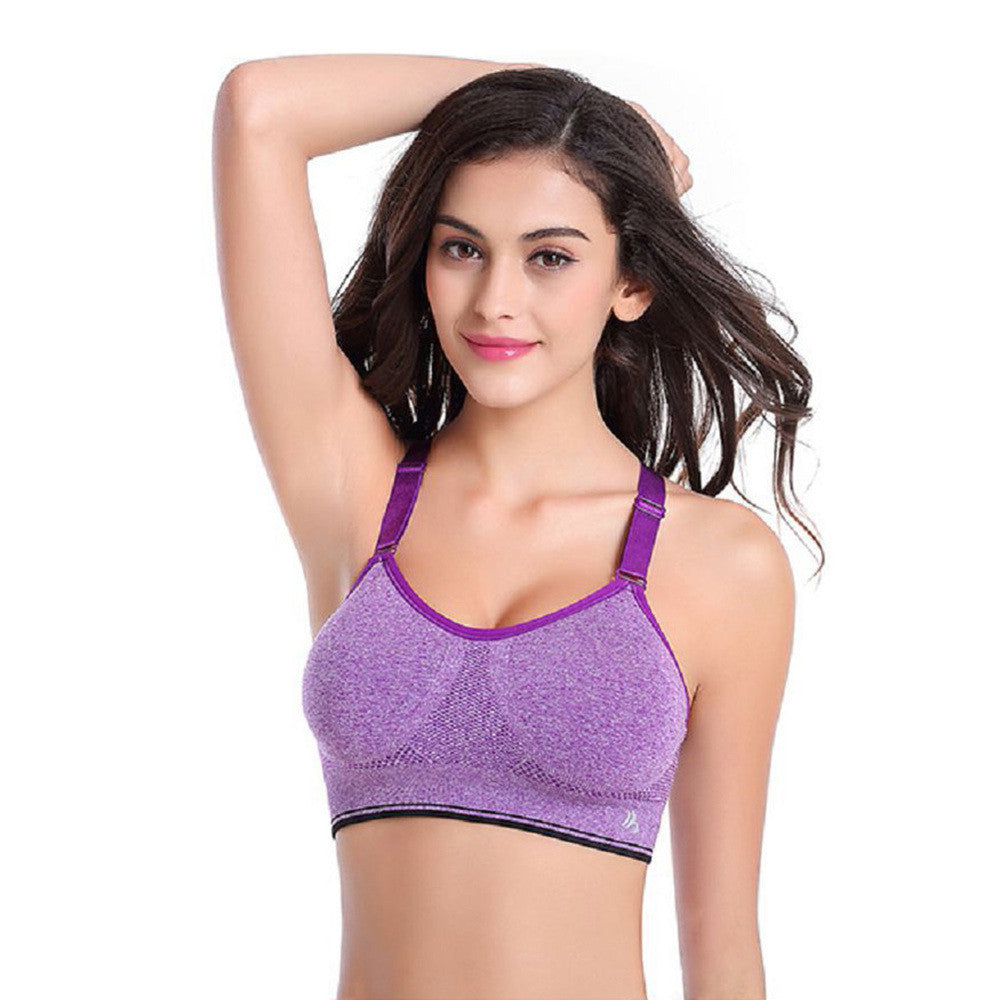 Women Sexy Push Up Yoga Bra Tops Hollow Back Breathable Shock Absorption Fitness Exercise Sport Tank Vest Shirts-Dollar Bargains Online Shopping Australia
