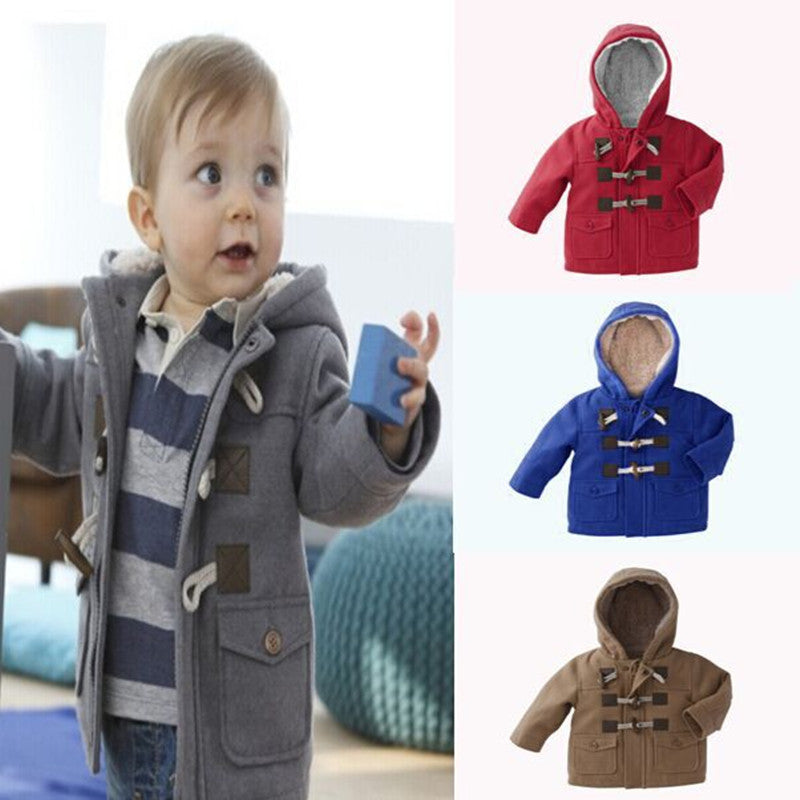 Baby Boys Children outerwear Coat Fashion Kids Jackets for Boy Girls Winter Jacket Warm Hooded Children Clothing-Dollar Bargains Online Shopping Australia