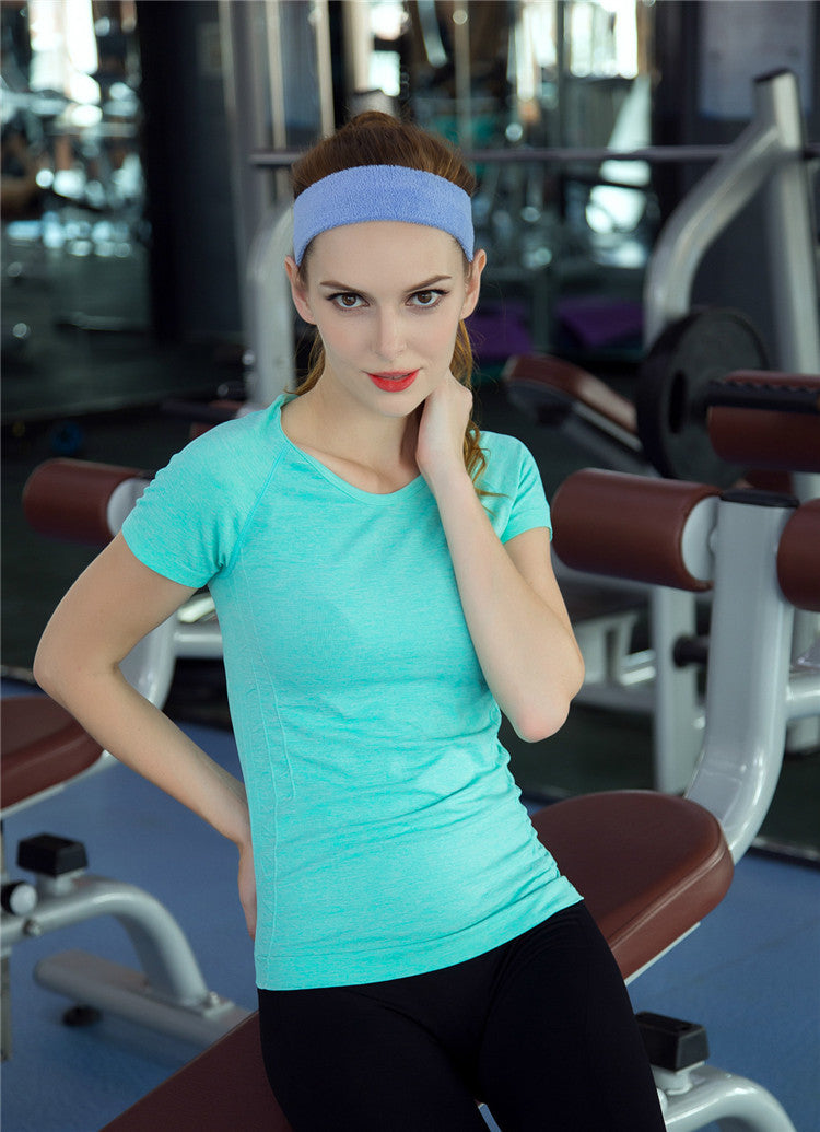 Women Professional Shirt for Fitness Running Sports T shirt Short-sleeved Quick Drying Tees Jogging Exercises Woman Tops-Dollar Bargains Online Shopping Australia