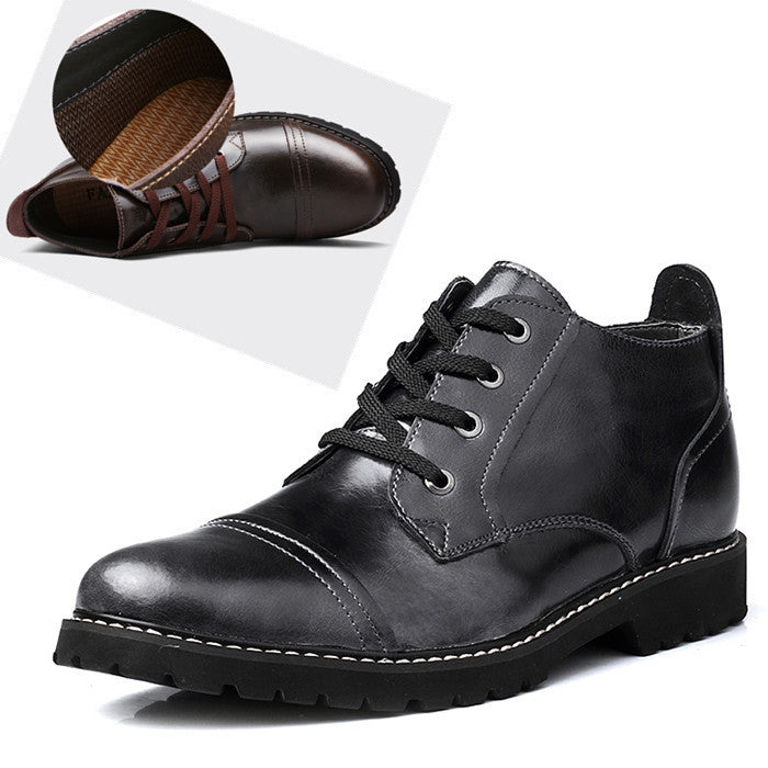 British Style Genuine Leather Winter Warm Men Boots Comfortable Winter Boots High Quality Leather Boots Men Zapatillas Hombre-Dollar Bargains Online Shopping Australia