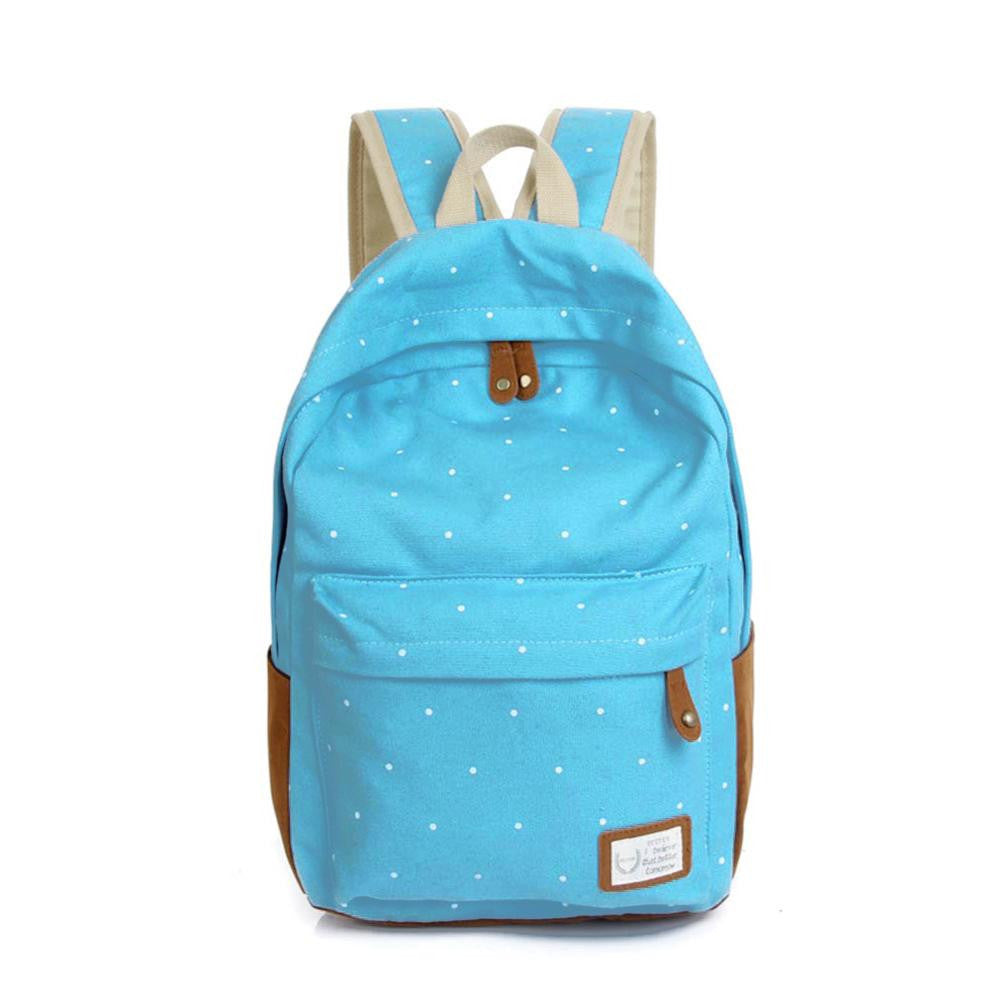 Fashion Unisex Dot Printing Backpack School Book Backpacks For Teenager Girl Boy School Bag Casual Stylish HB88-Dollar Bargains Online Shopping Australia