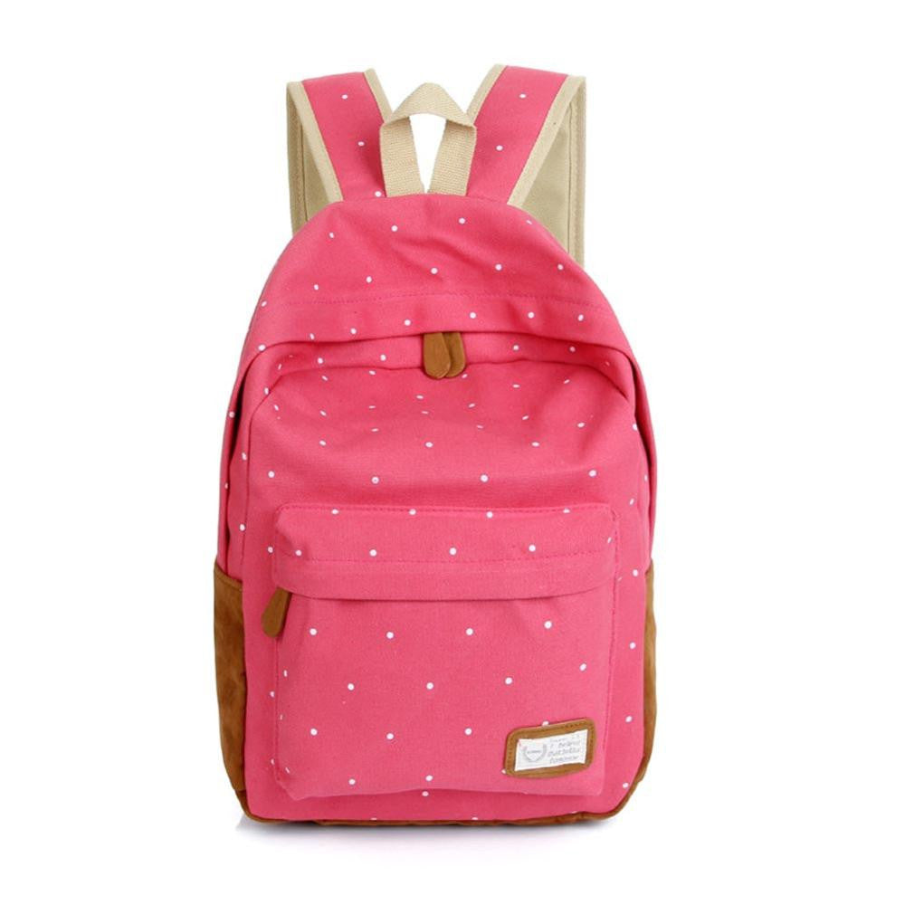 Fashion Unisex Dot Printing Backpack School Book Backpacks For Teenager Girl Boy School Bag Casual Stylish HB88-Dollar Bargains Online Shopping Australia