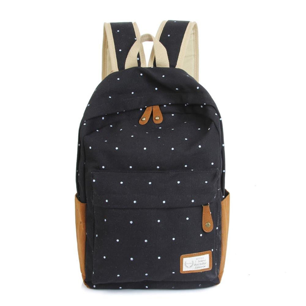 Fashion Unisex Dot Printing Backpack School Book Backpacks For Teenager Girl Boy School Bag Casual Stylish HB88-Dollar Bargains Online Shopping Australia