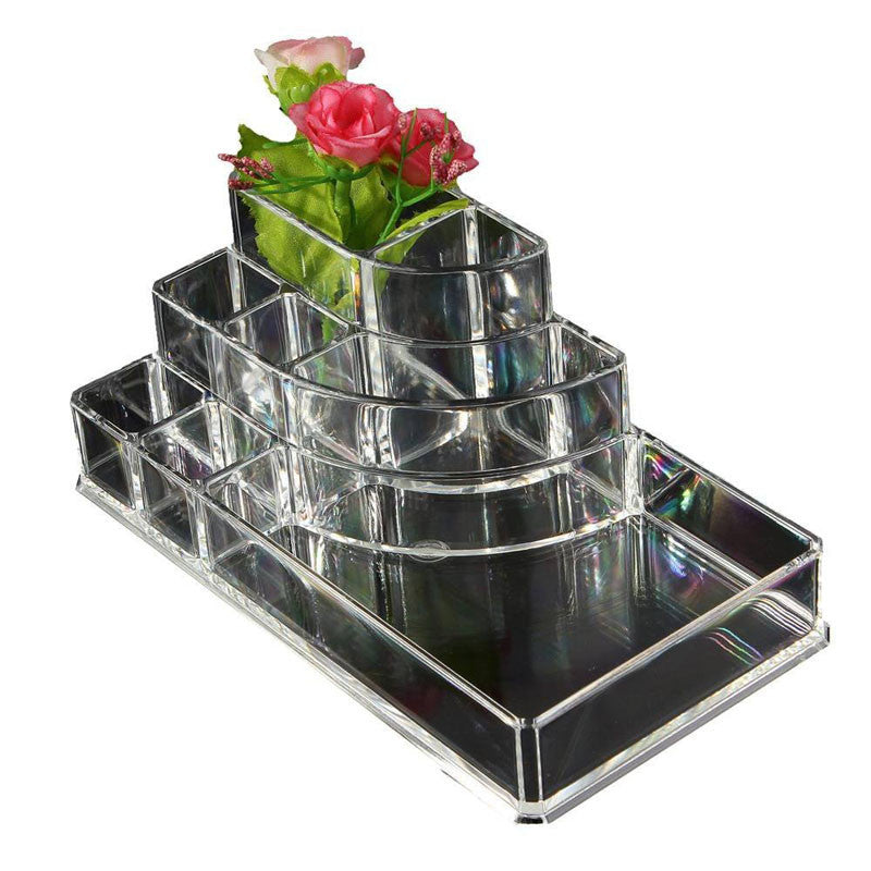 Acrylic Cosmetic Organizer Lipstick Holder Display Stand Clear Makeup Case makeup organizer organizador Storage Container-Dollar Bargains Online Shopping Australia