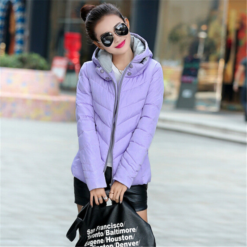 Fashion Down & Parkas Warm Winter Coat Women Light Thick Winter Plus Size Hooded Jacket Female Femme Outerwear C1728-Dollar Bargains Online Shopping Australia