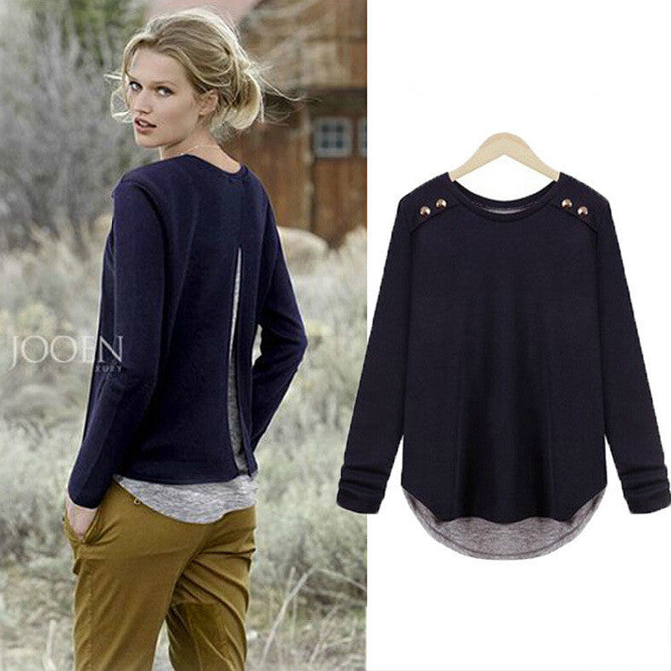 Fashion Women long-sleeved sweater Slim women knitwear 3 color-Dollar Bargains Online Shopping Australia