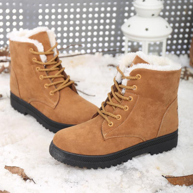 Women boots winter boots warm snow boots fashion platform shoes women fashion ankle boots-Dollar Bargains Online Shopping Australia