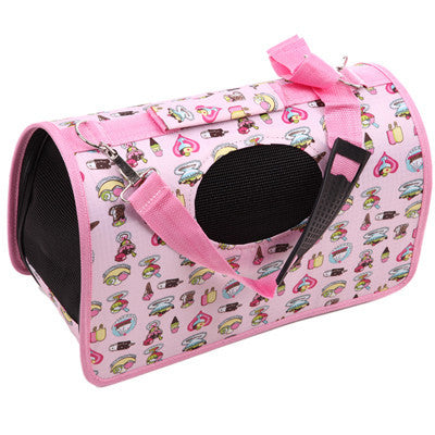 Fashion Pet Dog Cat Puppy Portable Travel Carrier Tote Bag Handbag Crates Kennel Luggage FULI-Dollar Bargains Online Shopping Australia