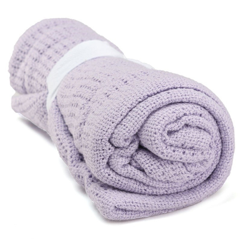 born Baby Blankets Super Soft Cotton Crochet Summer 100cmX80cm Candy Color Prop Crib Casual Sleeping Bed Supplies Hole Wrap-Dollar Bargains Online Shopping Australia