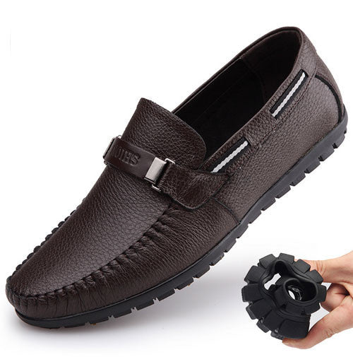 Real Leather Men Flats Genuine Leather Men Boat Shoes,Fashion Men Moccasins Shoes Chaussure Homme Soft Men Shoes-Dollar Bargains Online Shopping Australia