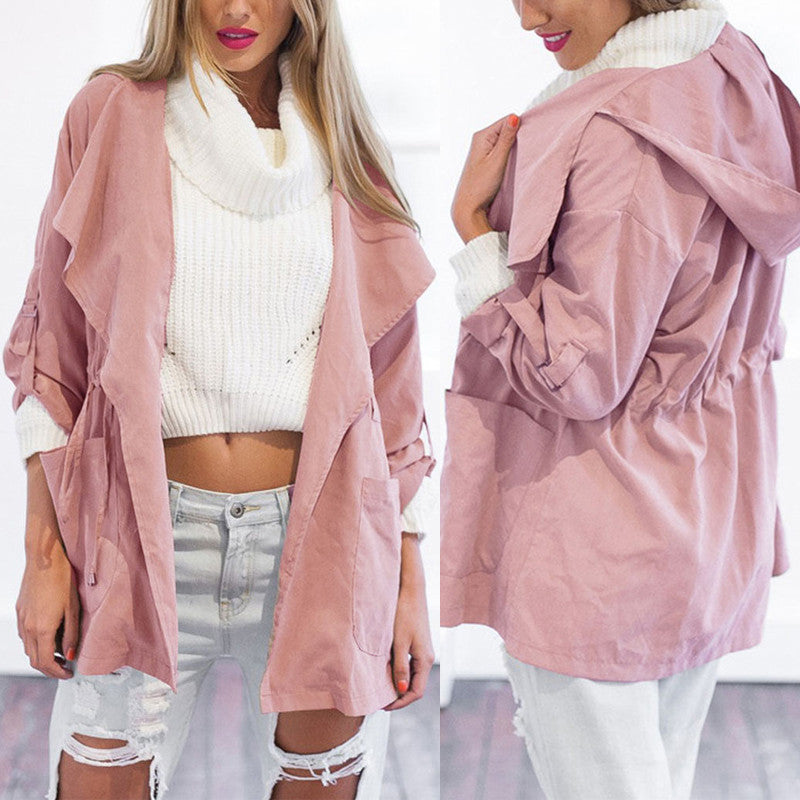 Womens Warm Fashion Hooded Long Coat wind coat Windbreaker Outwear #NS382-Dollar Bargains Online Shopping Australia