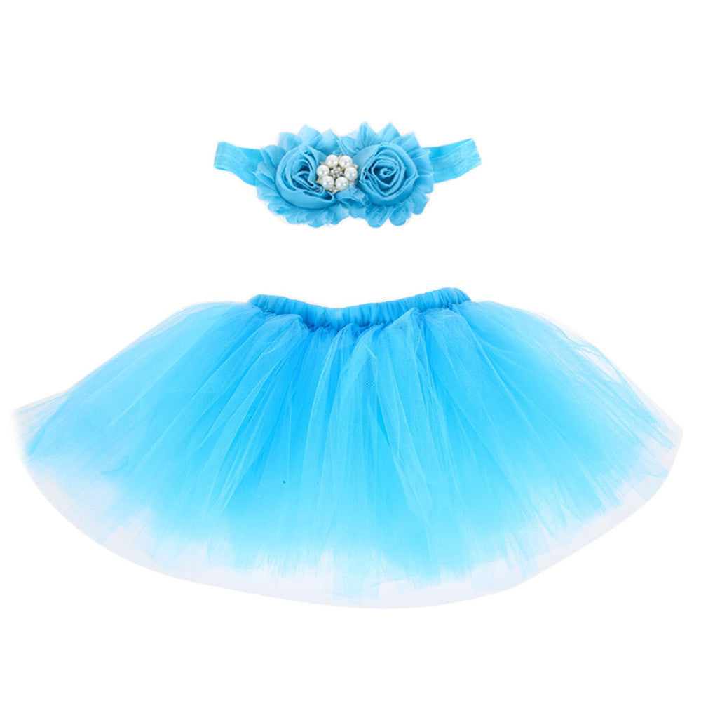 Pettiskirt born Photography Props Infant Costume Outfit Princess Baby Tutu Skirt Headband Baby Photography Props-Dollar Bargains Online Shopping Australia