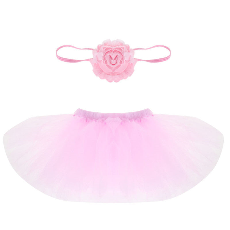 Pettiskirt born Photography Props Infant Costume Outfit Princess Baby Tutu Skirt Headband Baby Photography Props-Dollar Bargains Online Shopping Australia