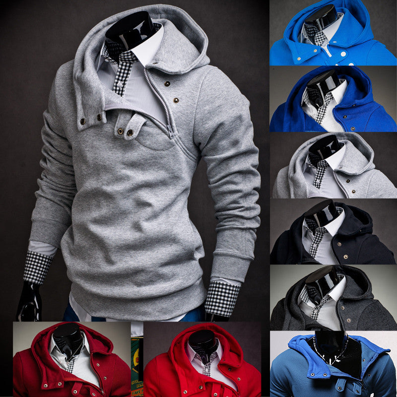 Hoodies Men Hip Hop Mens Brand 7 Color Stitching Hedging Hoodie Sweatshirt Suit Slim Fit Men Hoody-Dollar Bargains Online Shopping Australia