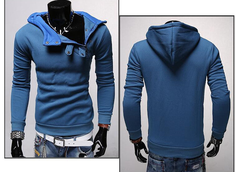 Hoodies Men Hip Hop Mens Brand 7 Color Stitching Hedging Hoodie Sweatshirt Suit Slim Fit Men Hoody-Dollar Bargains Online Shopping Australia