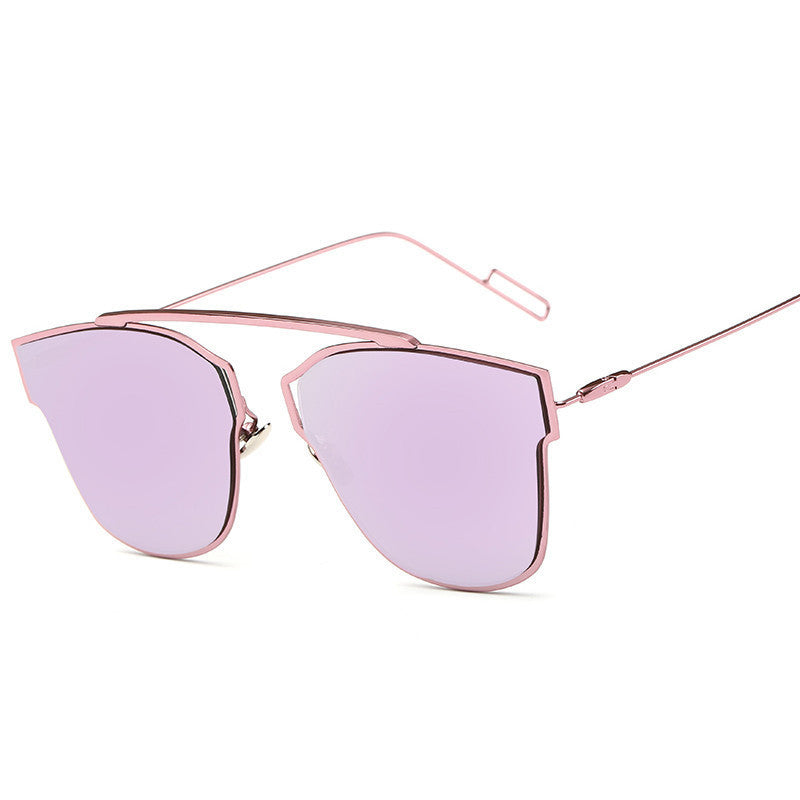 French Brand Metal Designer Sunglasses Woman Fashion Trends Eyewear Sun Glasses Female Mirror-Dollar Bargains Online Shopping Australia
