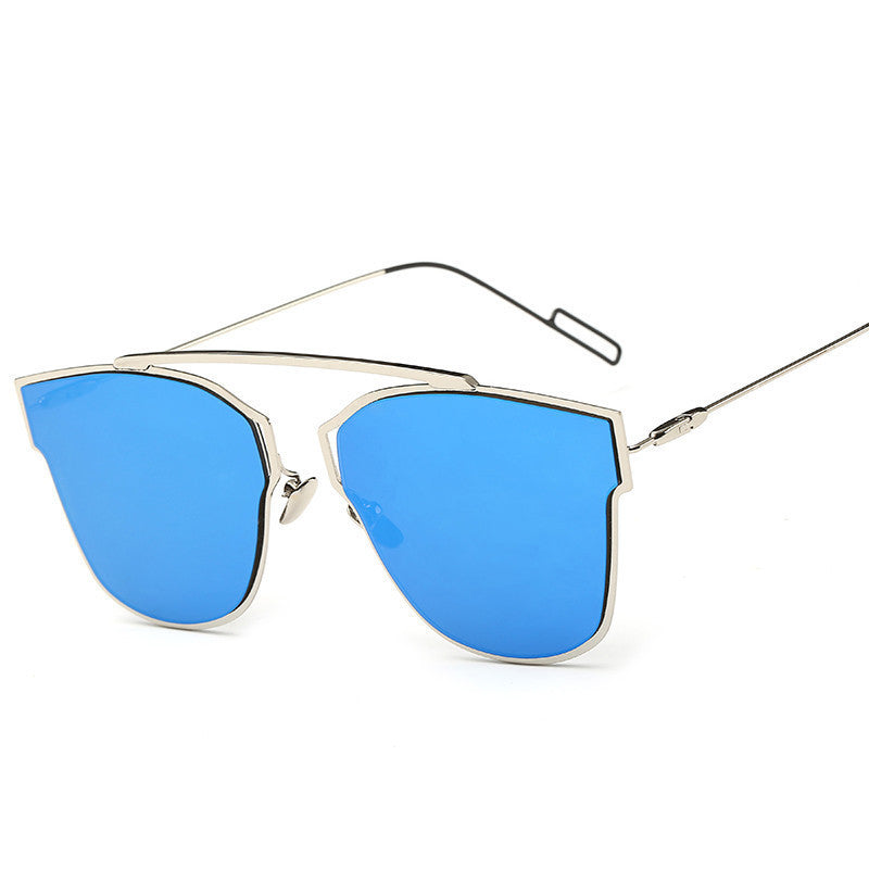 French Brand Metal Designer Sunglasses Woman Fashion Trends Eyewear Sun Glasses Female Mirror-Dollar Bargains Online Shopping Australia