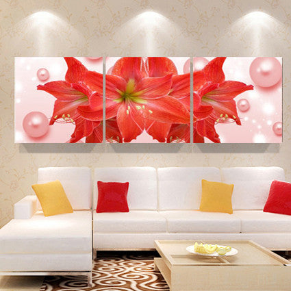 Print poster canvas Wall Art Beautiful roses cuadros Decoration art oil painting Modular pictures on the hall wall(no frame)3pcs-Dollar Bargains Online Shopping Australia