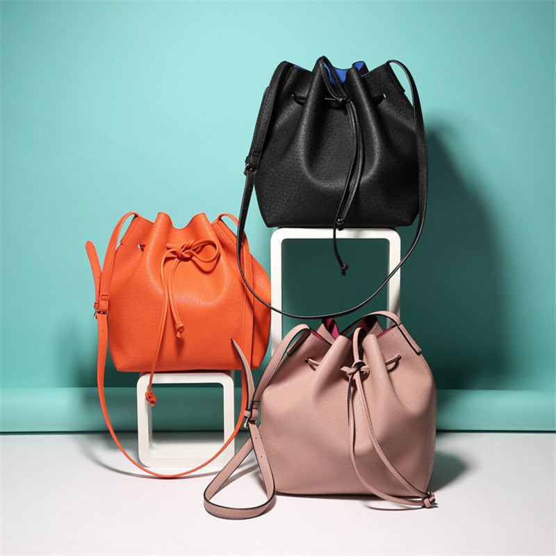 est M Bucket Bag All-Match Women PU Leather Hand Bag Top Famous Designer Bags Cross-Body Handbag Fashion Women Bags-Dollar Bargains Online Shopping Australia