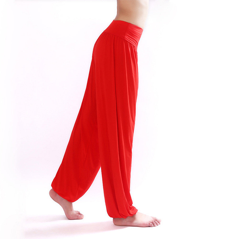 Yoga Pants Women Bloomers Dance Yoga TaiChi Full Length Pants Smooth Antistatic Pants B2C Shop-Dollar Bargains Online Shopping Australia