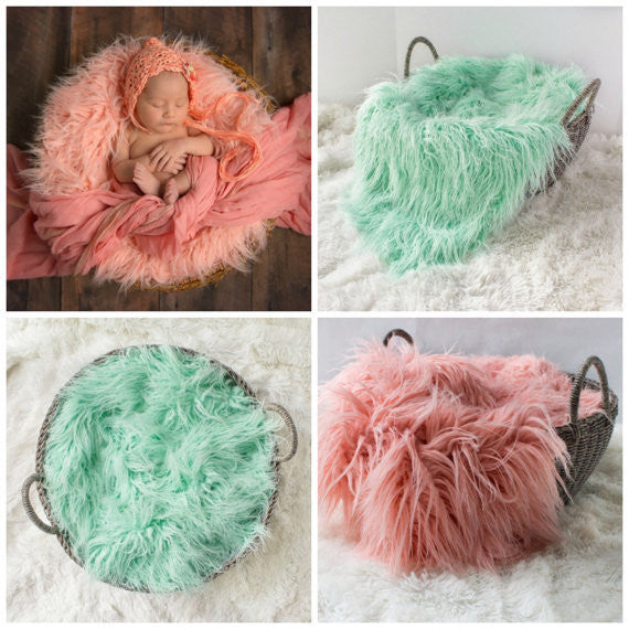 born photography props baby Blanket for infant Hand-woven Fur props Receiving Blankets-Dollar Bargains Online Shopping Australia