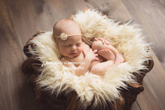 born photography props baby Blanket for infant Hand-woven Fur props Receiving Blankets-Dollar Bargains Online Shopping Australia