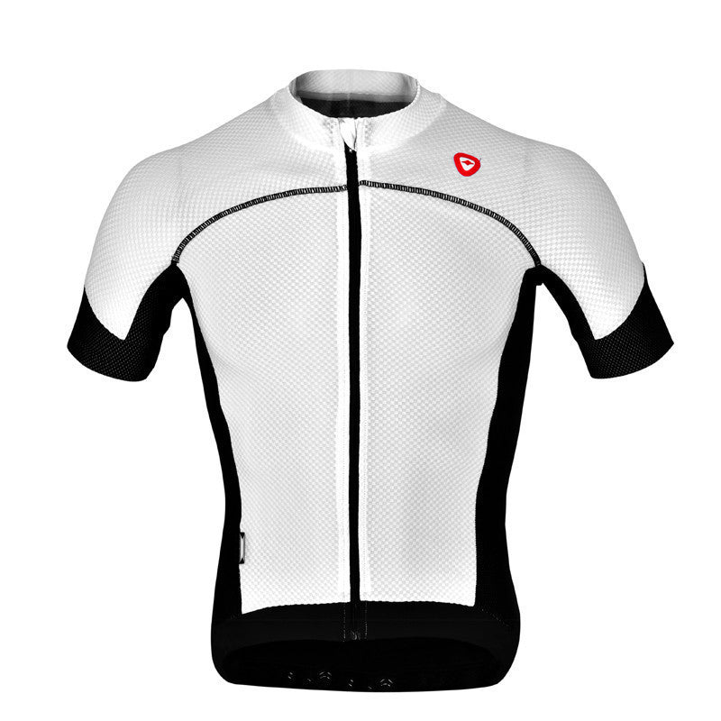 Santic Cycling Jersey Short Sleeve Jersey Black White Mens Bicycle Summer Breathable Dry Men's Cycling Sport Jersey Long MC02072-Dollar Bargains Online Shopping Australia