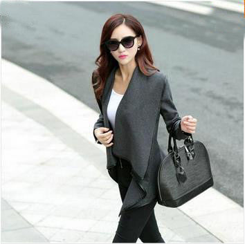 Autumn Spring Long Colored Trench Coat Women Cashmere Overcoat Full Size Women Coats Fur-Dollar Bargains Online Shopping Australia