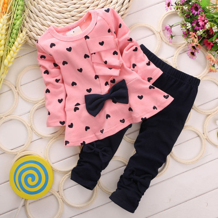 2-5Y cotton children baby girl clothes set suit toddler products for children Spring-Dollar Bargains Online Shopping Australia