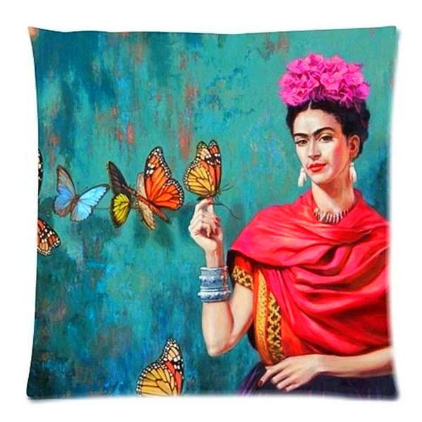 Cushion Cover Frida Kahlo Pillow Case Firm Art self-portrait Sofa Butterfly Bedroom Home Decorative Throw Pillow Cover-Dollar Bargains Online Shopping Australia