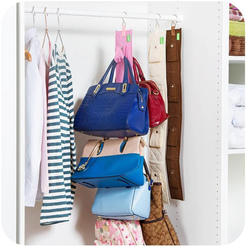 Creative Storage Bag for Handbag Bags Hanging in Wardrobe Clothing Container Folding Organizer Travel Bag Boxes 2 Kinds-Dollar Bargains Online Shopping Australia