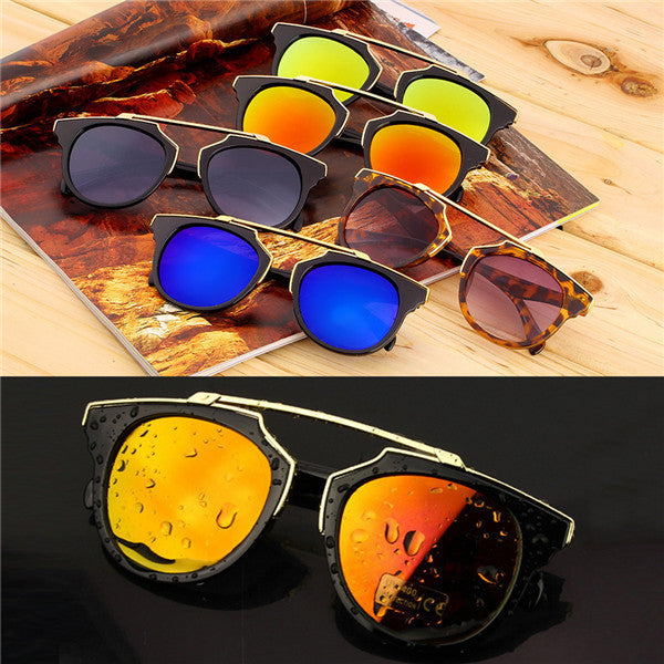 Super Star Fashion Sunglass cat eye coating sunglasses women brand designer vintage sun glasses for men oculos de sol-Dollar Bargains Online Shopping Australia