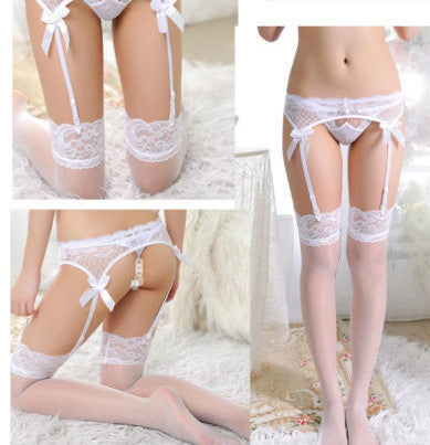 Sexy Women's Sheer Lace Top Thigh-Highs Stockings & Garter Belt Suspender Set-Dollar Bargains Online Shopping Australia