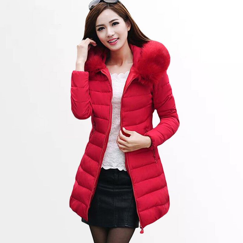 Womens Winter Jackets And Coats Thick Warm Hooded Down Cotton Padded Parkas For Women's Winter Jacket Female Manteau Femme-Dollar Bargains Online Shopping Australia