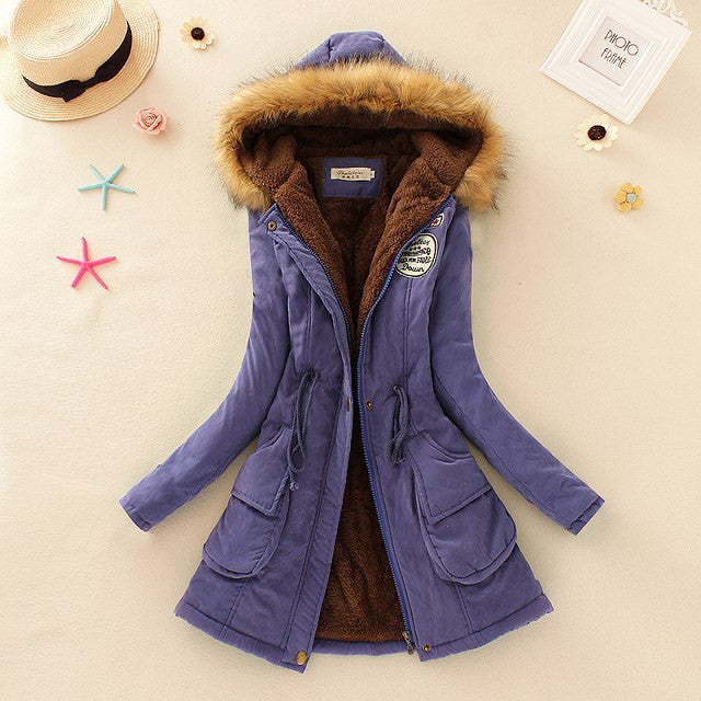 Parkas Female Women Winter Coat Thickening Cotton Winter Jacket Womens Outwear Parkas for Women Winter-Dollar Bargains Online Shopping Australia