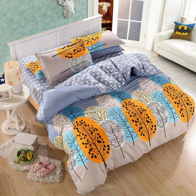 bedding set Autumn style duvet cover twin Full Queen Nordic style bedding bed linen flat sheet +duvet cover bedclothes clear out-Dollar Bargains Online Shopping Australia