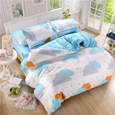 bedding set Autumn style duvet cover twin Full Queen Nordic style bedding bed linen flat sheet +duvet cover bedclothes clear out-Dollar Bargains Online Shopping Australia