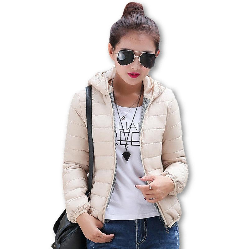 11 Colors Warm Winter Parka Jacket Coat Ladies Women Jacket Slim Short Padded Women-Dollar Bargains Online Shopping Australia
