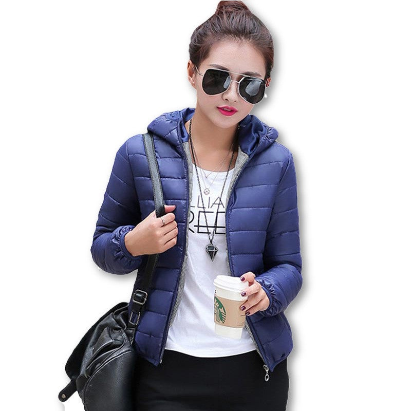 11 Colors Warm Winter Parka Jacket Coat Ladies Women Jacket Slim Short Padded Women-Dollar Bargains Online Shopping Australia