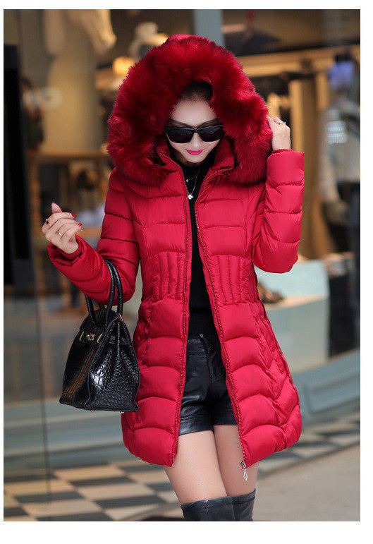 Plus Size Arrive Warm Down & Parkas Long Sleeve Button Zipper Long Style Outwear Thick Winter Jacket Women Coat-Dollar Bargains Online Shopping Australia