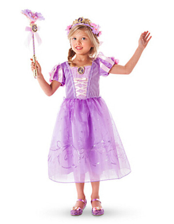 Girls Party Dresses Kids Summer Princess Dresses for Girls Cinderella Rapunzel Aurora Belle Cosplay Costume Wedding Dresses-Dollar Bargains Online Shopping Australia