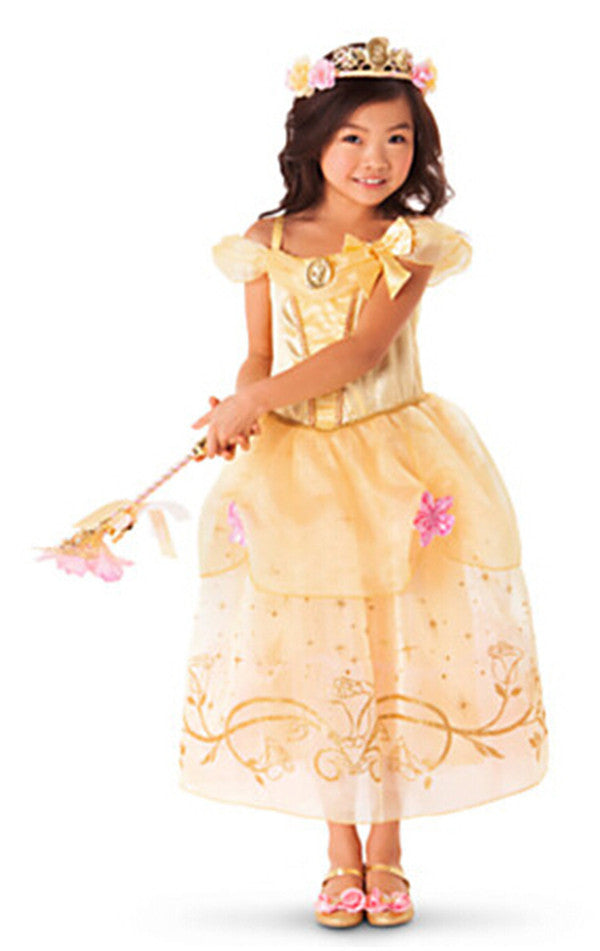 Girls Party Dresses Kids Summer Princess Dresses for Girls Cinderella Rapunzel Aurora Belle Cosplay Costume Wedding Dresses-Dollar Bargains Online Shopping Australia