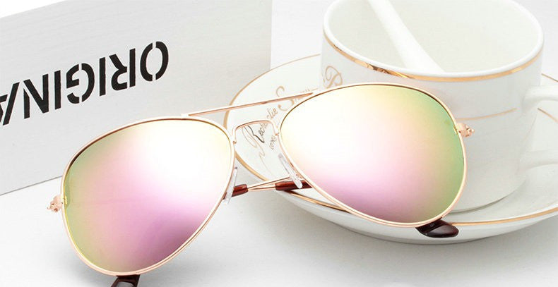 arrival Fashion brand men and women Sunglasses not fade Alloy Frame Pilot UV400 Anti-Reflective Sun glasses 3027-Dollar Bargains Online Shopping Australia