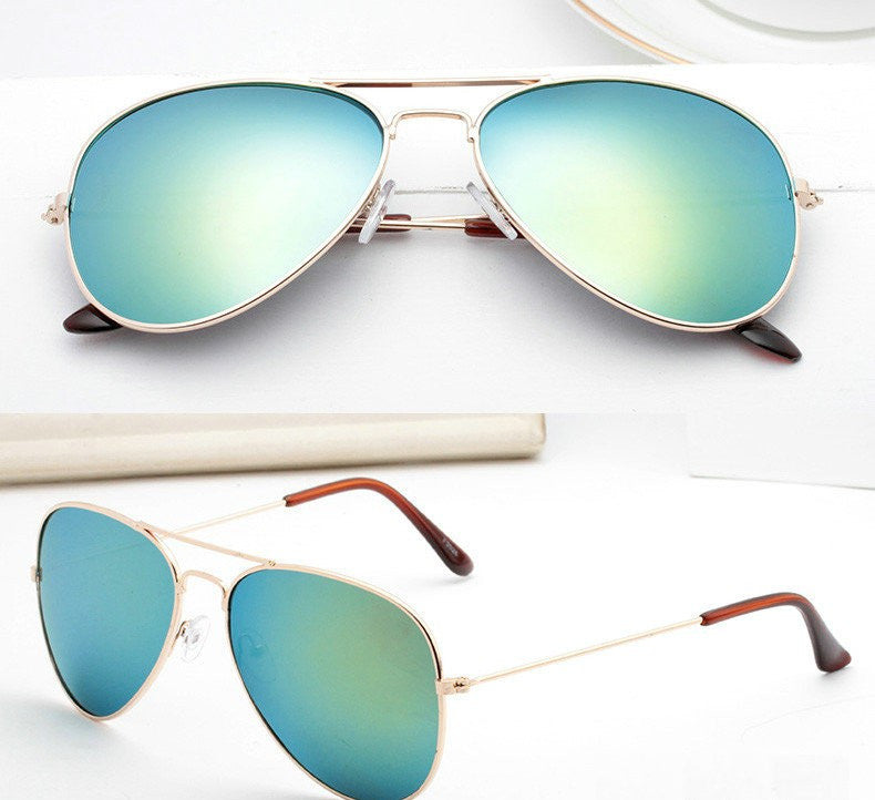 arrival Fashion brand men and women Sunglasses not fade Alloy Frame Pilot UV400 Anti-Reflective Sun glasses 3027-Dollar Bargains Online Shopping Australia