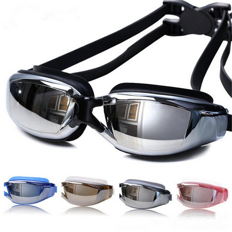 Electroplating UV Waterproof Antifog Swimwear Eyewear Swim Diving Water Glasses Gafas Adjustable Swimming Goggles Women Men A020-Dollar Bargains Online Shopping Australia