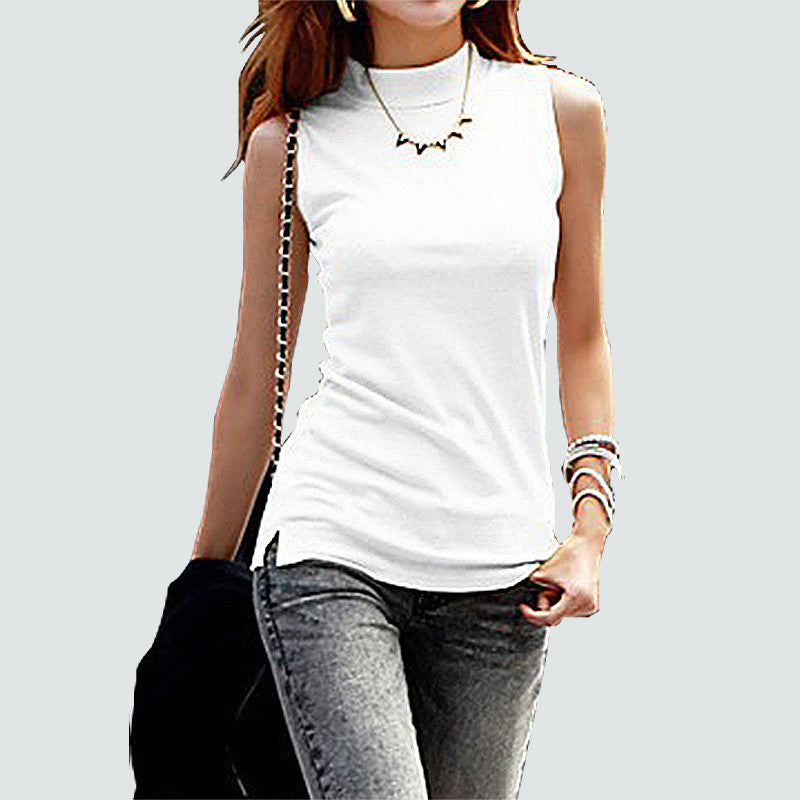 women autumn winter sleeveless solid color Tops & Tees cotton Tanks tops & Camis women lady Vest 10 colors-Dollar Bargains Online Shopping Australia