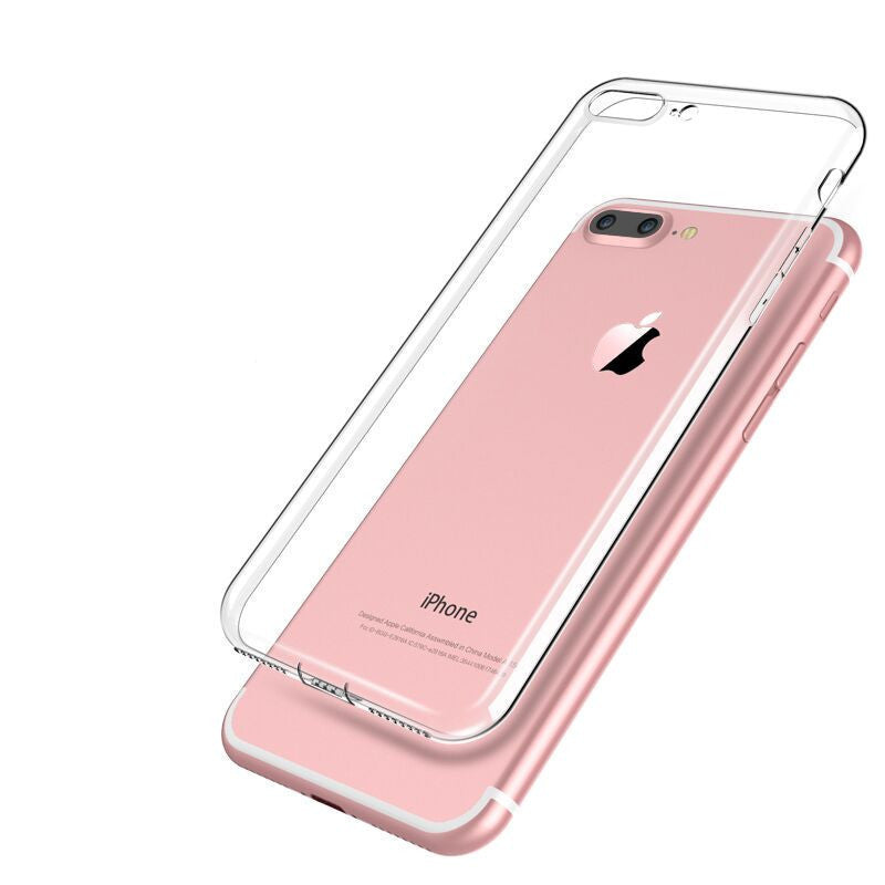 iphone 7 Case Silicone Cover For iphone 7 Plus Transparent Color Slim Phone Protection Soft Shell i7 4.7 5.5-Dollar Bargains Online Shopping Australia