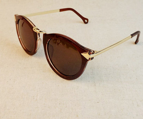 Women Sunglasses Arrow Style Female Glasses Metal Frame Round Sun Glasses-Dollar Bargains Online Shopping Australia
